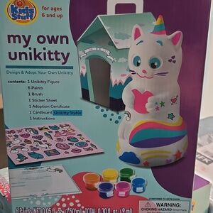 Kids stuff new my Own Unikitty craft kit with adoption certificate